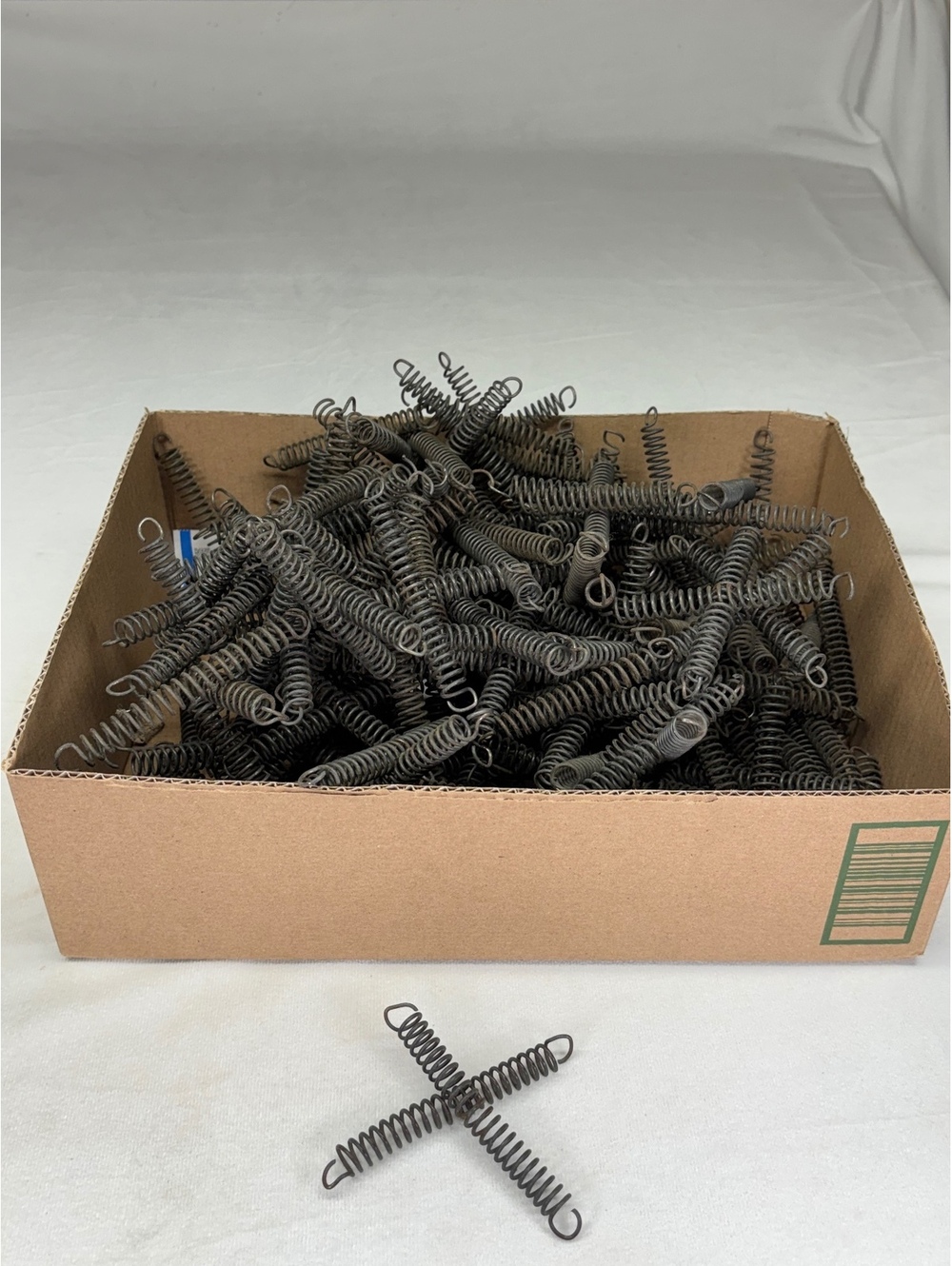 Huge Antique Metal Coil Springs Lot Bed Frame Cross Piece Spring Arts Crafts